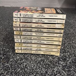 LOT OF 10 Longarm Series By Tabor Evans - Adult Vintage Western Paperback Books
